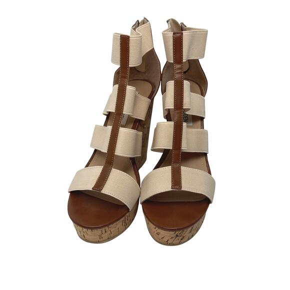 Steve Madden Selinah Cork Wedge Sandals | 8 - Picture 2 of 8